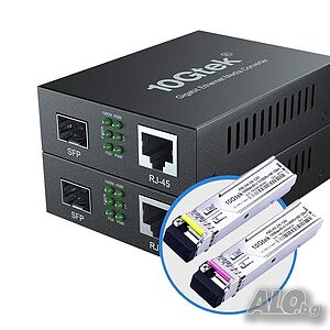 1000M Gigabit Ethernet медиен конвертор, RJ45 към SFP слот