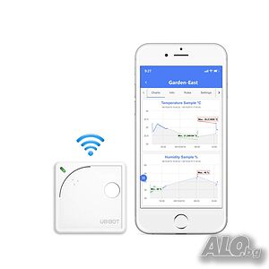 UbiBot WS1 Професионален WiFi монитор за околна среда- температура, влажност светлината