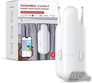 Смарт устройство за пердета и щори SwitchBot Curtain 3- корниз (U Rail)