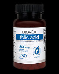 Хранителна добавка FOLIC ACID (Vitamin B9) 800mcg 250 Tablets