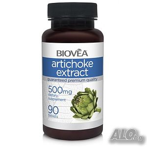 Хранителна добавка ARTICHOKE EXTRACT 500mg 90Tablets-Продуктът е със срок на годност до 01/2024г.