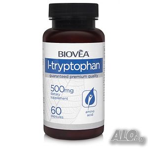 Хранителна добавка Biovea L-TRYPTOPHAN 500mg