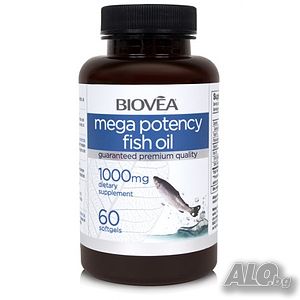 Хранителна добавка Biovea MEGA POTENCY FISH OIL 1000mg