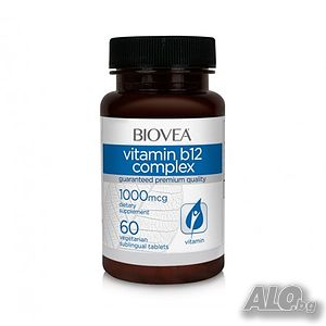 Хранителна добавка VITAMIN B12 COMPLEX 1000mcg 60 Sublingual Tablets