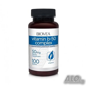 Хранителна добавка VITAMIN B-50 COMPLEX 50 mg 100 Tabl