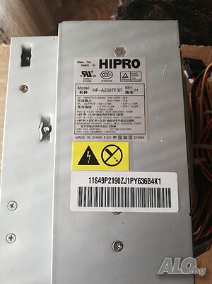 Компютърно захранване 230W ATX IBM Hipro HP-A2307F3P 80mm FAN