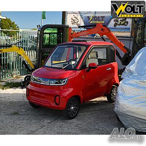 Електрически автомобил Bullmax BN603, EEC, L6e, 3000W, 72V, 105Ah литиева батерия, червен