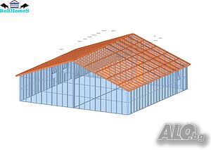 Къща, преместваема къща, Сглобяеми къщи, Модулни, Жилищни-144м²