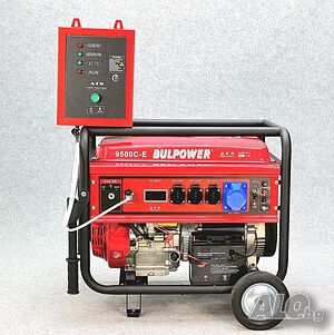 Генератор за ток с ел. старт 8.5kW BULPOWER 9000C-E Монофазен с АТС табло