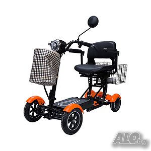 Електрическа сгъваема четириколка за пазар MaxMotors 750W - Orange