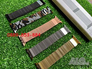 Каишка Milanese Loop Apple Watch 1 2 3 4 5 6 SE 41mm 40mm 42мм 44мм 45 ultra 38mm