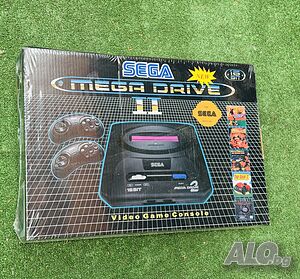 Sega Mega Drive 2 - игрова конзола 16 BIT с вградени игри сега тв игра