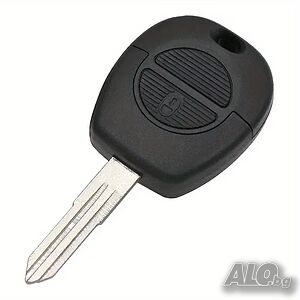 Kутийка за ключ с 2 бутона и острие NSN11, за Nissan Almera, Micra, Primera,Terrano, Navara, X-trail