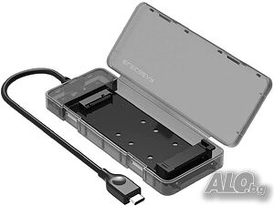 Външна кутия за M.2 SSD,USB C 3.1,10Gbps