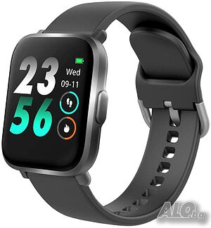 Smartwatch CS201, IP68, спортни ​режими, пулс, сън, SpO2, за Android iPhone