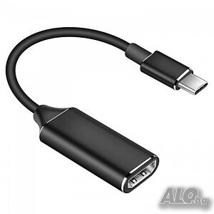 USB C към HDMI адаптер [4K 30 Hz],Thunderbolt 3