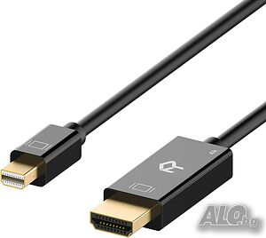 Rankie Mini DisplayPort (Mini DP) към HDMI кабел,   4K, 180 см