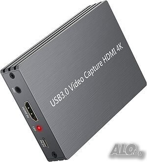 HDMI карта за заснемане на видео,USB 3.0 HDMI,4K,1080P към USB3.0, HDMI Loop-Out