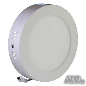 LED Панел за външен монтаж 18W, ф222мм, 6000K, IP20