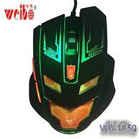 6D USB Gaming mouse, геймърска мишка - Multi-colored подсветка