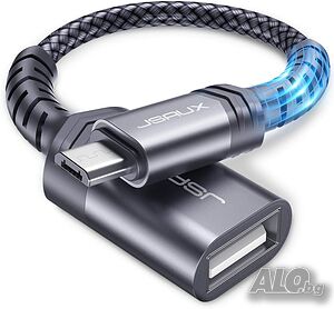 JSAUX Micro USB 2.0 OTG кабел Micro USB мъжко към USB женско