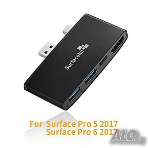 Докинг станция Surfacekit за Surface Pro 5/6, USB Type C, 4K HDMI, 2xUSB 3.0