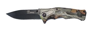 Дизайнерски нож сгъваем BOKER PLUS 96/210, с горски мотиви