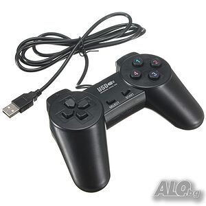 USB джойстик за компютър с вибрация - DUAL SHOCK