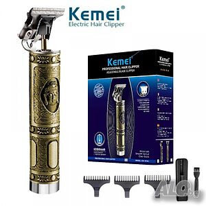 Професионалем тример KEMEI KM-1974A за оформяне и подстригване, USB зареждане