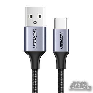 Кабел Ugreen USB to USB Type-C Quick Charge 3.0 3A 0.5m Gray