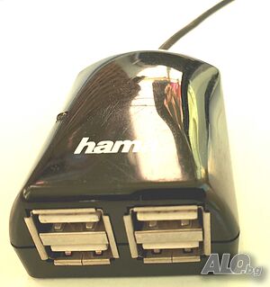 USB 2.0 разклонител HAMA / USB 2.0 Hub HAMA