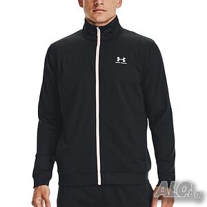 Мъжко спортно горнище under armour sportstyle tricot jacket black white