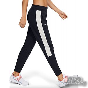 Дамско спортно долнище under armour rival terry jogger pants black