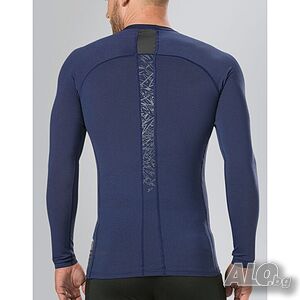 Мъжка блуза speedo boom long sleeve rash top blue grey