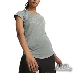 Дамска тениска puma performance heather cat training tee grey