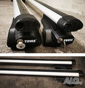 THULE алуминиев багажник напречни греди за монтаж на надлъжни рейки 125cm