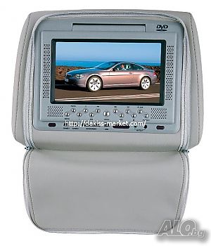 Auto Headrest 7 Inch DVD SW6603 с дистанционно - има в наличност 2 броя