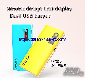 D566B 13 000mAh с 2 USB преносима батерия $20 в наличност