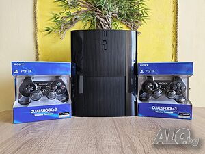 layStation 3+200 Игри+1TB+2 Нови Джойстика+1 Година Гаранция PS3 ПС3!