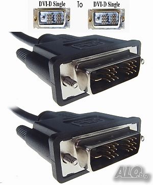 DVI 24+1 Dual Link M / M 1.8m кабел MKTECH, нови