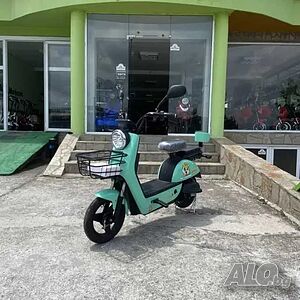 Електрически скутер с педали MaxMotors 500W 2023 500W/48V/12AH - GREEN