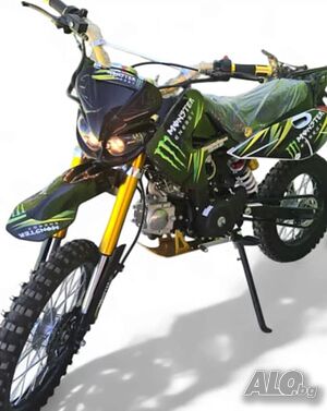 КРОСОВ МОТОР MaxMotors 125 КУБИКА 125CC, нов модел от 2024г. с 2 години гаранция на двигателя