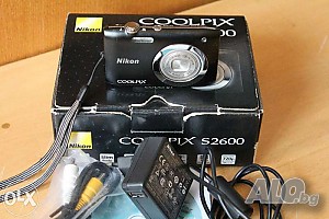 HD Nikon Colpix S2600 14MP фотоапарат като нов