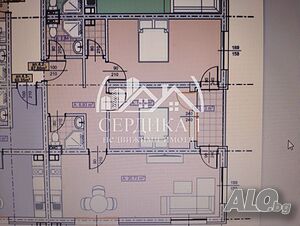 Двустаен апартамент 101 кв.м Тухла 2023 г. 5 етаж Последен етаж