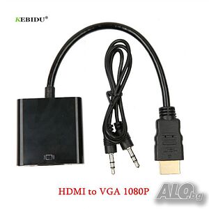 HDMI към VGA с аудио HDMI2VGA конвертор