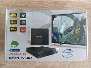 Мултимедиен смарт TV BOX/ТВ БОКС/MXQ Android11.1 4Kвидео 4BG RAM 32BG