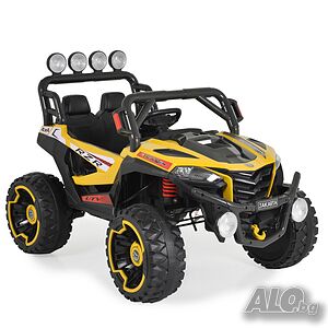 НОВО! Акумулаторно бъги/UTV 4x4 Jakarta Yellow с 12V батерия,USB