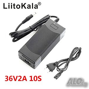 Liitokala зарядно за електрическо колело, мотор, тротинетка 36V 2A 10S