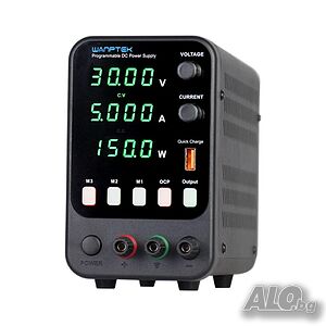 Лабораторно захранване APS305H, 0~30VDC, 0~5A, 1 канал, 3 програми