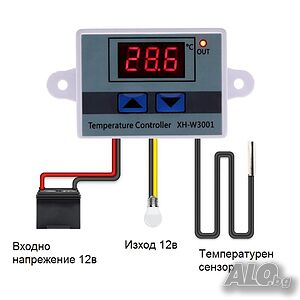 Терморегулатор на DC12V термоконтролер термостат XH-W3001